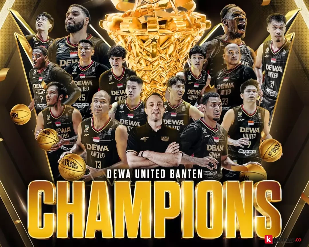 Dewa United Banten Raih Gelar Juara IBL 2025 Usai Tekuk Pelita Jaya