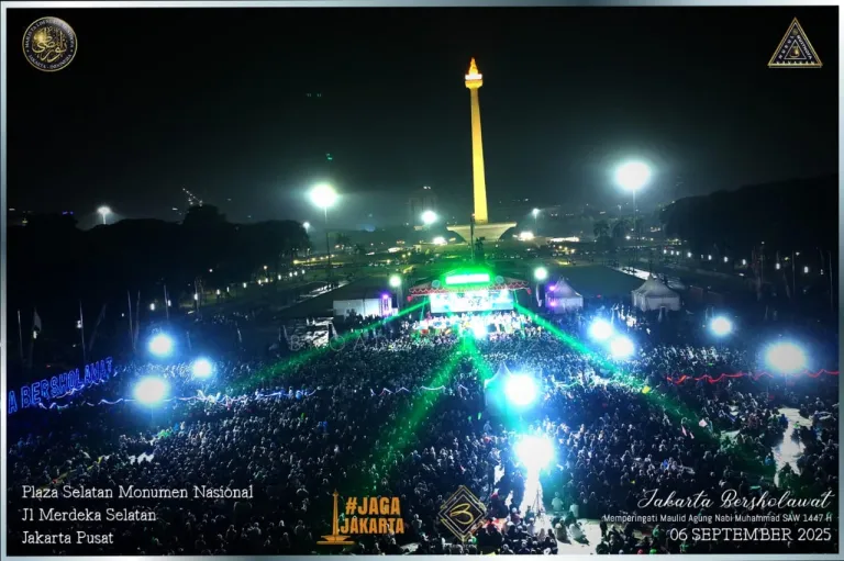Jakarta Bersalawat Sukses Digelar, Gubernur Pramono Apresiasi Majelis Nurul Musthofa