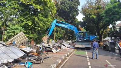 Pasar Barito Dibongkar, Akan Jadi Taman Bendera Pusaka Ikon Baru Jaksel